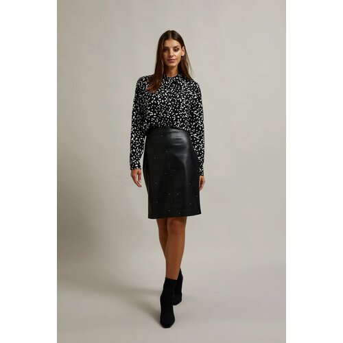 Moodo Women&amp;#039;s waxed skirt - black Slike