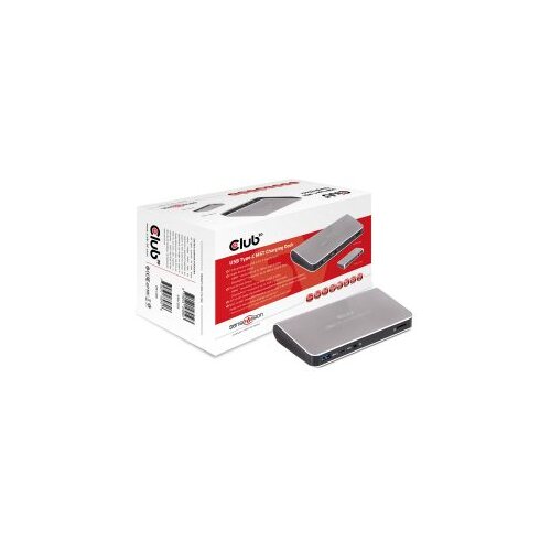 Docking station Club 3D USB TYPE C 3.1 GEN 1 MST SINGLE 4K30HZ DUAL 1200P CHARGING DOCK 60W CSV-1560 Slike