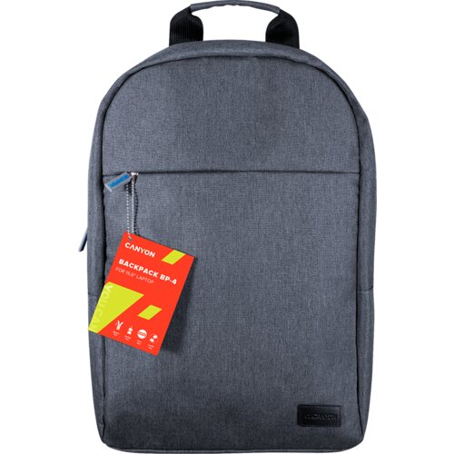 Canyon BP-4, Backpack for 15.6” laptop, material 300D polyeste, Gray, 450*285*85mm,0.5kg,capacity... Cijene