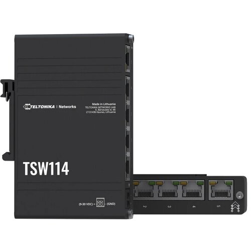 Teltonika Industrijski switch TSW114 DIN RAIL Ethernet, Slike