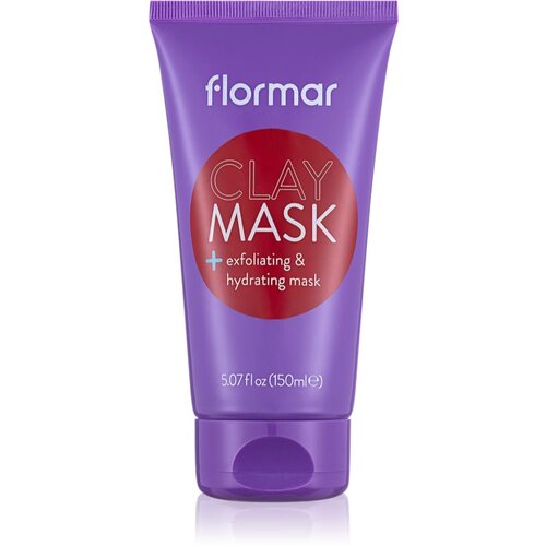 Flormar Clay Mask eksfoliacijska čistilna maska za obraz z ilovico 150 ml Slike