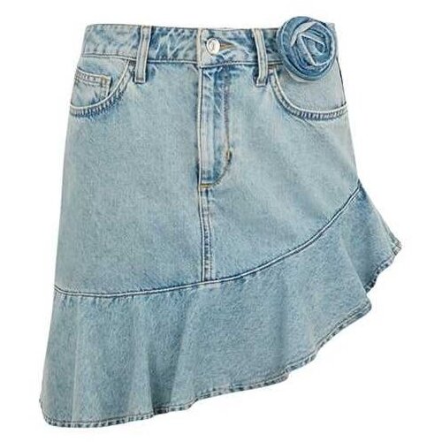 Liu Jo asimetrična denim suknja LJUA5104 D0239 78817 Slike