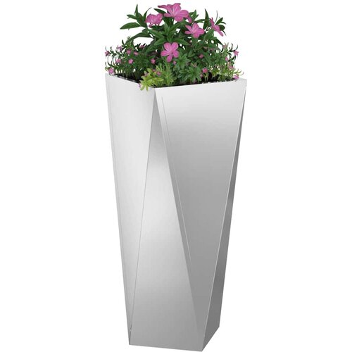  Sadilica 2 pcs Srebrno 30 x 30 x 75 cm Cinkani čelik Slike