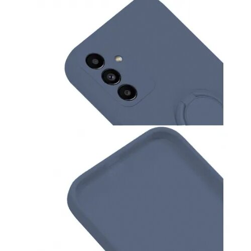 Onasi silikonski ovitek liquid ring za samsung galaxy A53 - sivo moder Slike