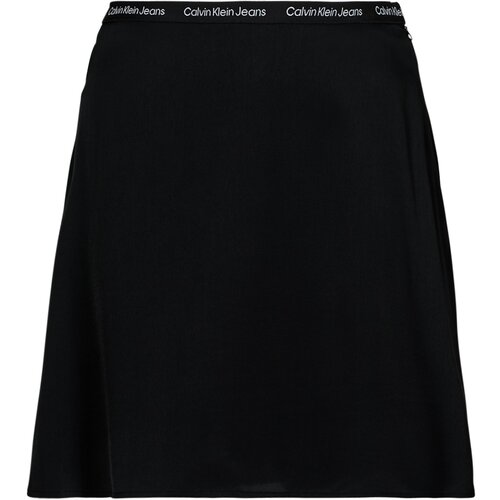Calvin Klein Jeans LOGO ELASTIC SKIRT Crna Slike