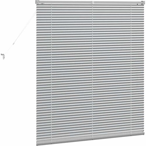  Venecijanski zastore Srebrno 130 x 110 cm Aluminij Slike