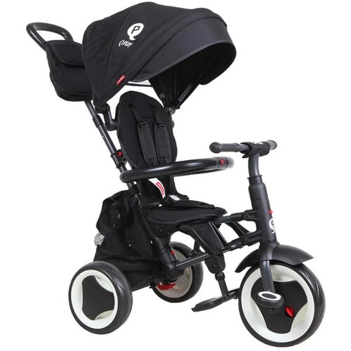 Qplay tricikl za decu Rito Plus Black, 10m+ Slike