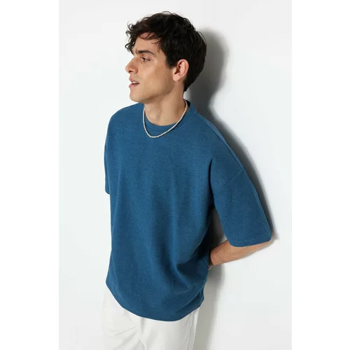 Trendyol T-Shirt - Blue - Oversize