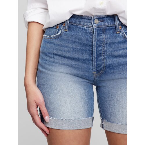 GAP Shorts midi high rise Washwell - Women Slike