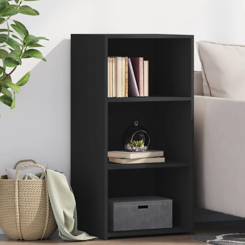  The Living Store Komoda črna 45x41x93 cm inženirski les - Komoda, (21495909) Slike
