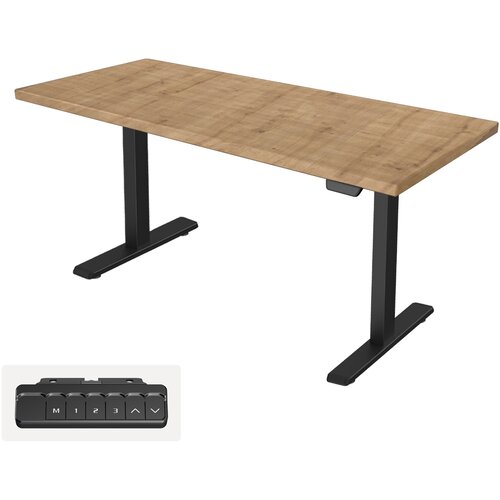 Uvi LITE V2 električni stol Chalet Oak i crni okvir Cene