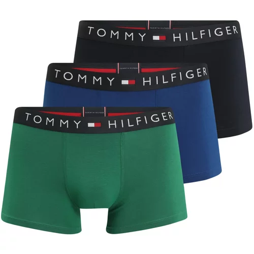Tommy Hilfiger Underwear Boksarice mornarska / zelena / črna / off-bela