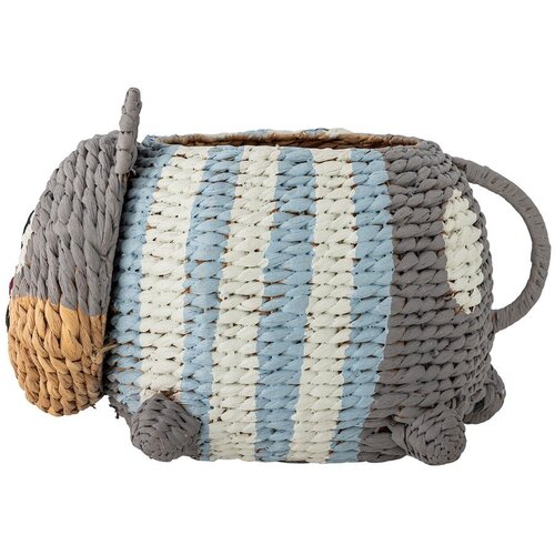 Bloomingville Mini Otro&amp;scaron;ka &amp;scaron;katla za shranjevanje iz vodne hijacinte 30x46x25 cm Mille &amp;ndash; Slike