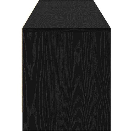  ormar s LED lampama s ladicama Crni hrast 162 x 34 x 40 cm Slike