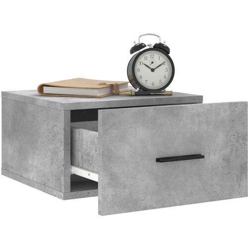 vidaXL Stenska nočna omarica betonsko siva 35x35x20 cm Cene