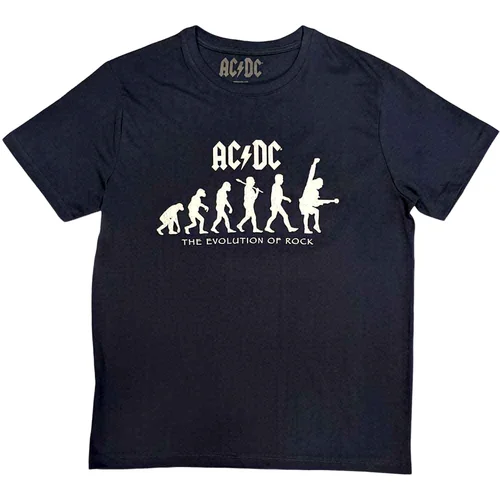 ACDC Košulja Evolution Of Rock Unisex Navy L