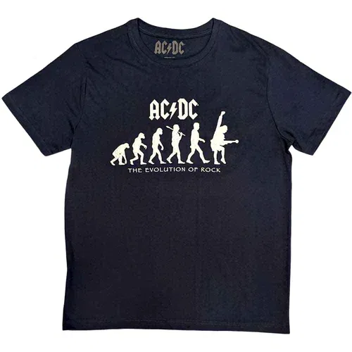 ACDC Majica Evolution Of Rock Unisex Navy L