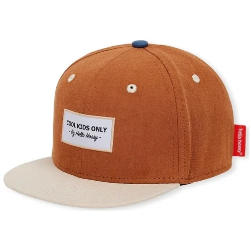 Hello Hossy Kape s šiltom Mini Cookie Cap - Dads - Marron/Creme Kostanjeva