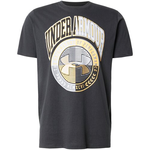Under Armour Funkcionalna majica 'VARSITY CREST' svetlo modra / rumena / siva / črna Cene