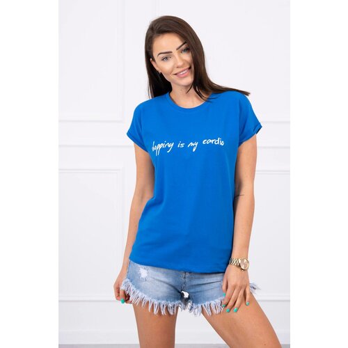 Kesi Shopping blouse is my cardio purple-blue Slike