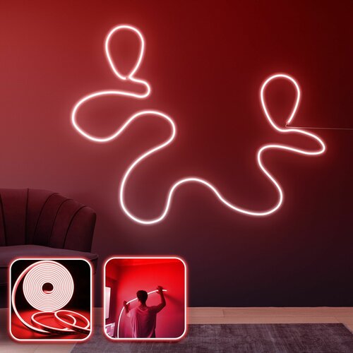 Opviq journey - xl - red red decorative wall led lighting Cene