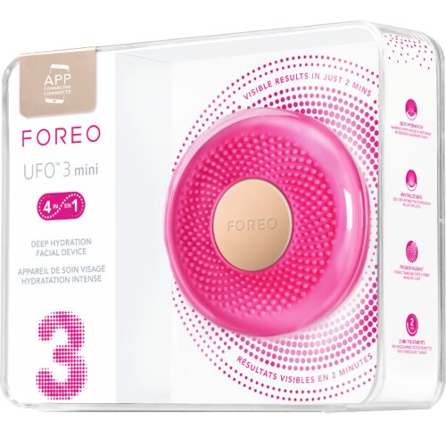 Foreo ufo 3 mini, pametna naprava za hidracijo obraza, fuchsia Cene