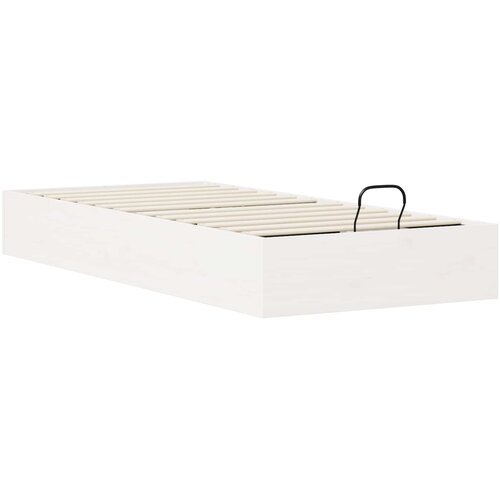  Ottomanska krevetna konstrukcija s pohranom Bijela 75 x 190 cm Slike