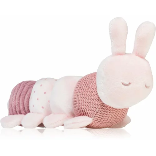 Nattou Activity Cuddly Caterpillar aktivna igračka Lapidou Pink 0 m+ 1 kom
