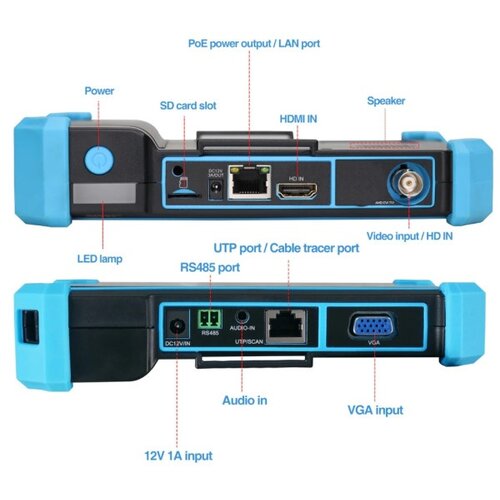 Tester za IP kamere IPC-5100C Plus 5inc IPS touch screen 1920x1080 Cene
