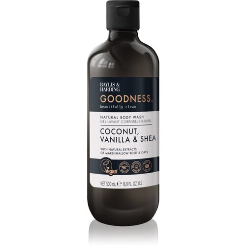 Baylis &amp;amp; Harding Goodness Coconut, Vanilla &amp;amp; Shea naravni gel za prhanje 500 ml Slike