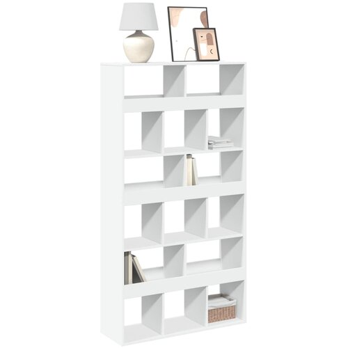  Regal za knjige bijeli 100 x 33 x 187,5 cm konstruirano drvo Cijene