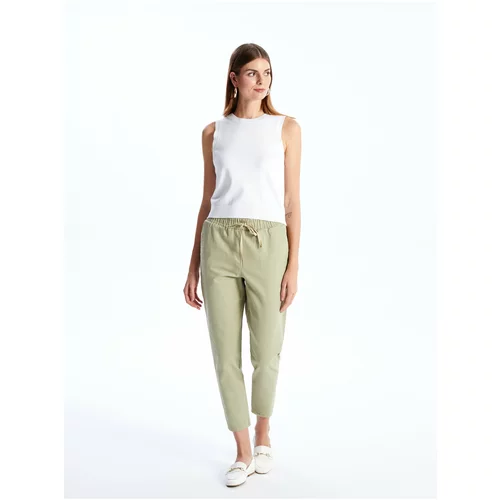 LC Waikiki Standard Fit Women's Trousers with Elastic Waist