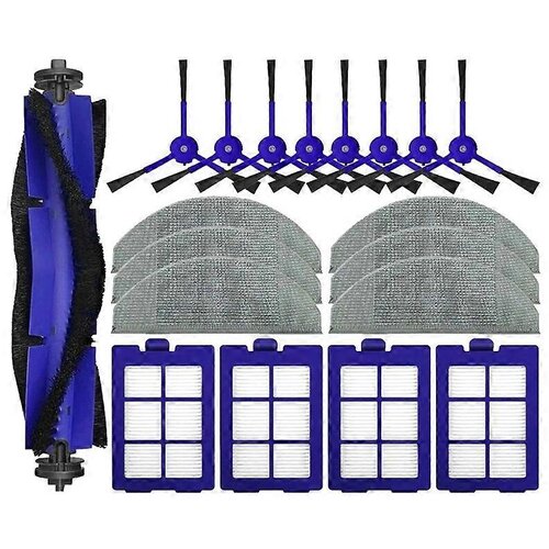 INORCO zdruljiv Anker Eufy Robovac X8 Aspiradora hbrida Cepillo lateral principal Almohadillas de pa帽o Almohadillas de repuesto Filtro Hepa Kit de accesorios, (21981800) Slike