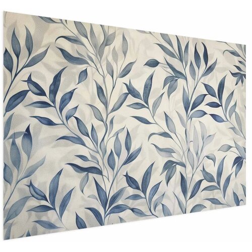  Plakat - Delicate Botanical Motif with Blue Leaves 42x29.7 Bez okvira Cijene
