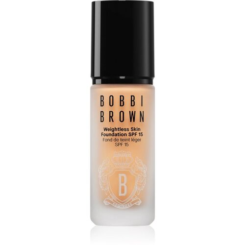Bobbi Brown Weightless Skin Foundation SPF 15 Mini dolgoobstojni matirajoči tekoči puder z vlažilnim učinkom odtenek Honey 13 ml Slike
