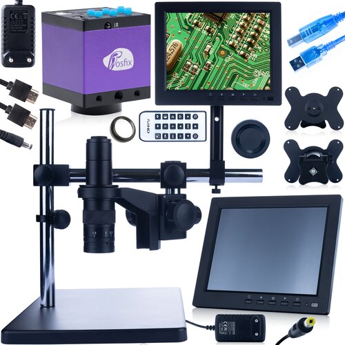 Rosfix digitalni mikroskop z nastavljivo roko earth pro MCEP-0.5X-PZRR + 8-PALČNI zaslon+ držalo za digitalni mikroskop+ kamera tucana, (22084154) Cene