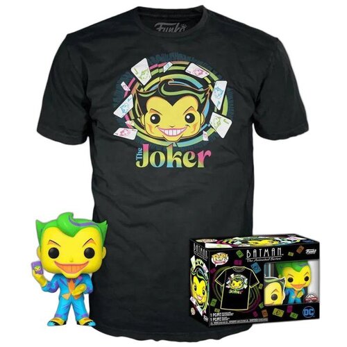 Funko figura pop! dc batman & the joker blacklight & tee m Cene