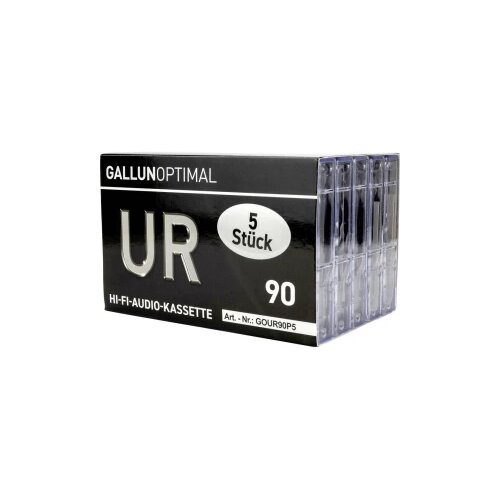 GALLUNOPTIMAL audio kaseta 90 min 5-dijelni komplet Slike