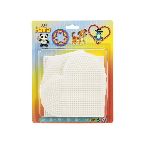 HAMA beads hama midi - podloge - krog, srce, kvadrat, šestkotnik Cene