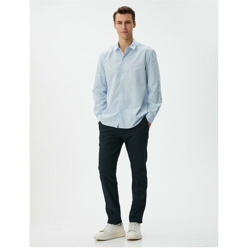 Koton Classic Shirt Slim Fit Long Sleeve Buttoned Slike