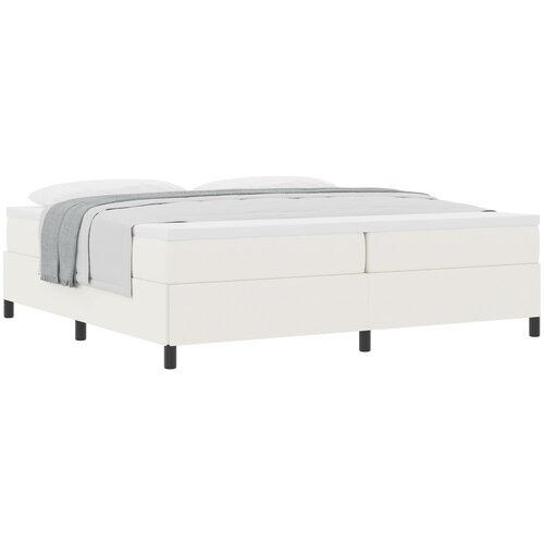 VidaXL Postelja Krem 200x200 cm iz kordurojeve tkanine, (22049188) Slike