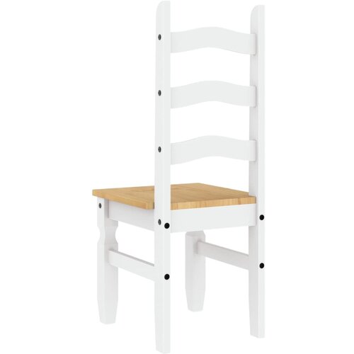  Blagovaonske stolice Corona 2 kom 42x47x107 cm masivna borovina Slike