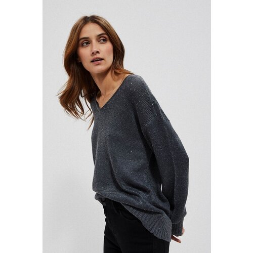 Moodo Sweater with a neckline on the back Slike