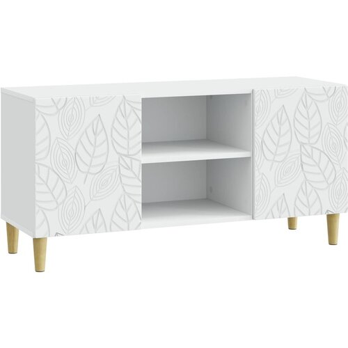 vidaXL TV ormar 102 x 34 5 x 50 cm Bijela Konstruirano drvo - Bijela Cijene