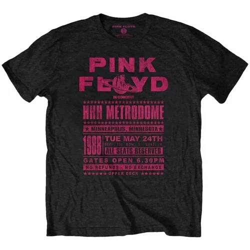 Pink Floyd Majica Metrodome '88 Black 2XL