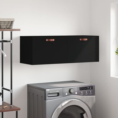 vidaXL Zidni ormarić crni 100 x 36 5 x 35 cm od konstruiranog drva Cijene
