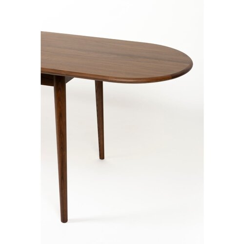 Zuiver Raztegljiva jedilna miza z dodatno plo&amp;scaron;čo z mizno plo&amp;scaron;čo v orehovem dekorju 90x180 cm Twist &amp;ndash; Slike