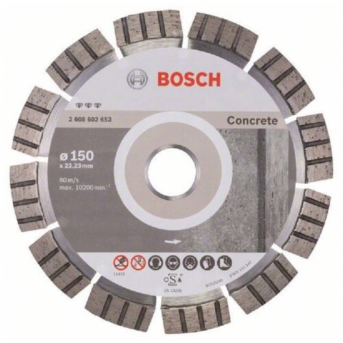 Bosch Diamond Disc 150x22 SEG beton, (21108606) Cene