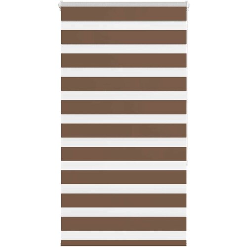 vidaXL Zavjesa zebra smeđa 80x150 cm širina tkanine 75,9 cm poliester Cijene