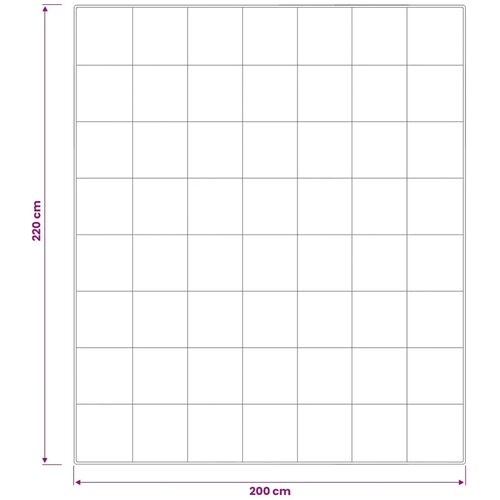  Poplun FULDA 200 x 220 cm 4 godi&amp;scaron;nja doba 310 GSM Bijela - 200 x 220 cm Slike